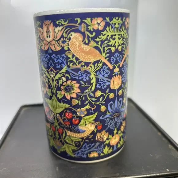 Dunoon Scotland Stoneware Mug William Morris "Strawberry Thief" Arts & Crafts - Picture 6 of 9
